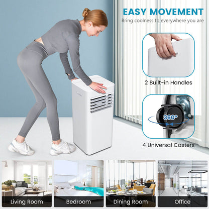 10000 BTU Portable Air Conditioner, Dehumidifier, Sleep Mode, White Portable Air Conditioners at Gallery Canada