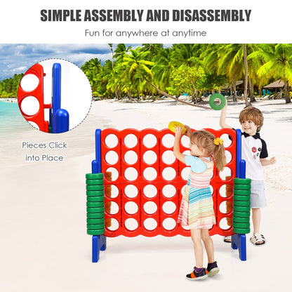 Jumbo 4-To-Score Giant Game Set, 42 Jumbo Rings, Blue Lawn Games at Gallery Canada