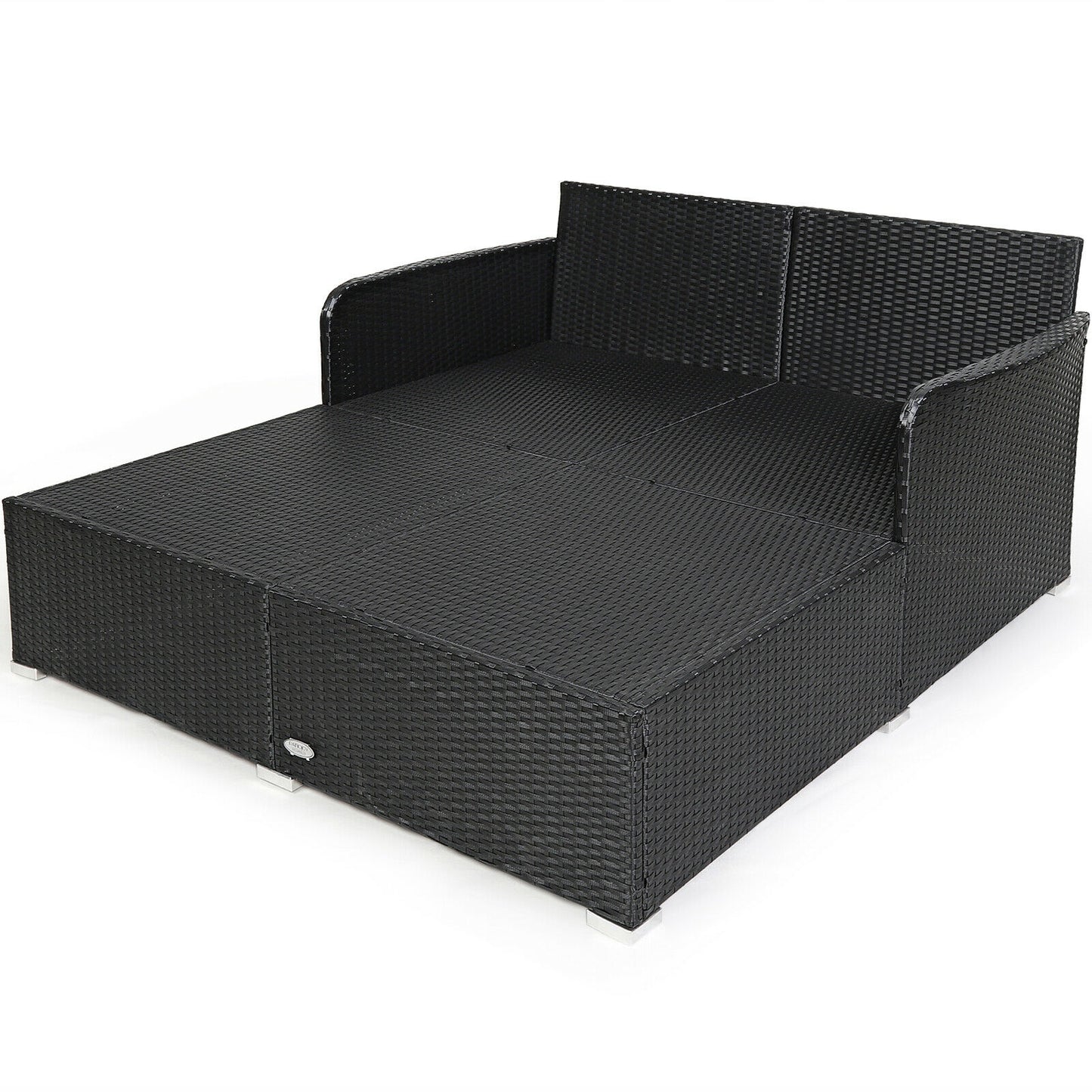 Outdoor Rattan Daybed With Cushions, Turquoise Outdoor Sectionals at Gallery Canada