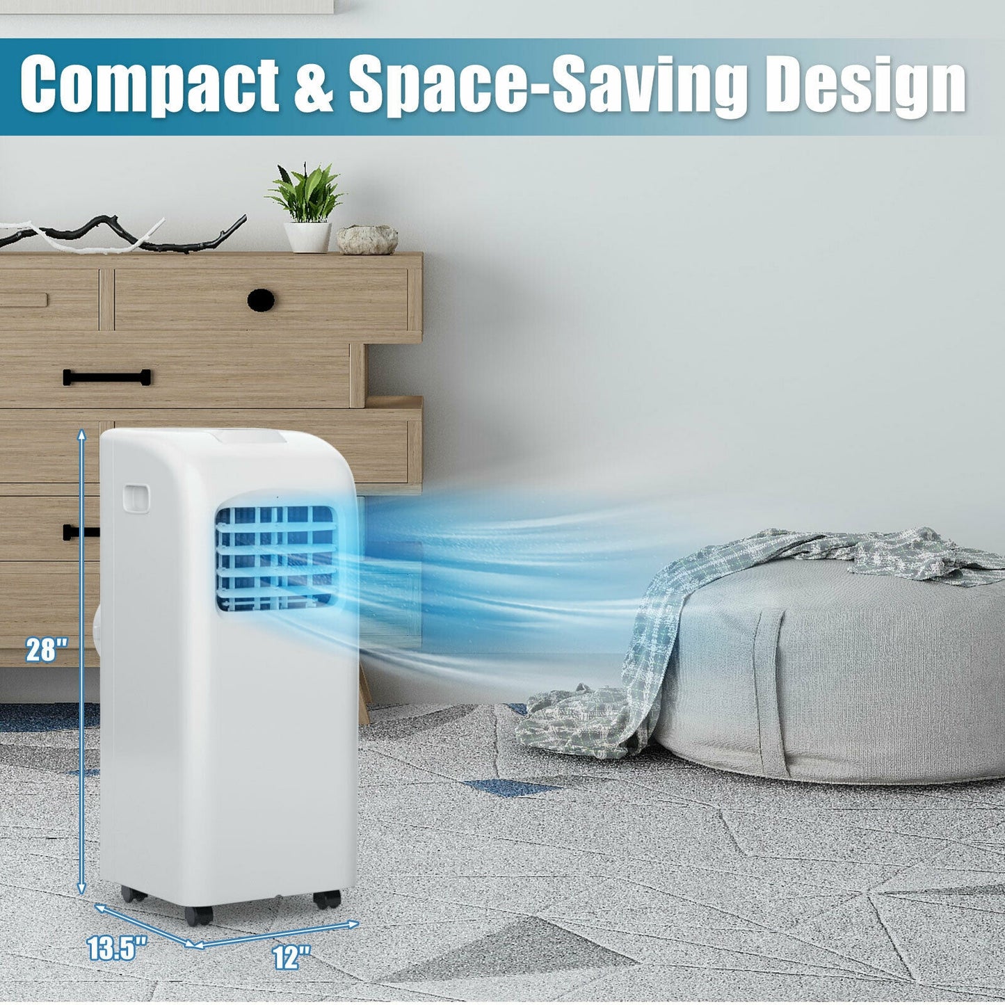 8000 BTU Portable Air Conditioner With Dehumidifier Portable Air Conditioners at Gallery Canada