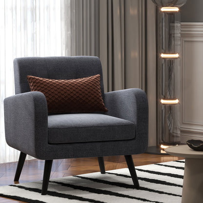 Modern Upholstered Accent Chair, Gray Accent Chairs at Gallery Canada