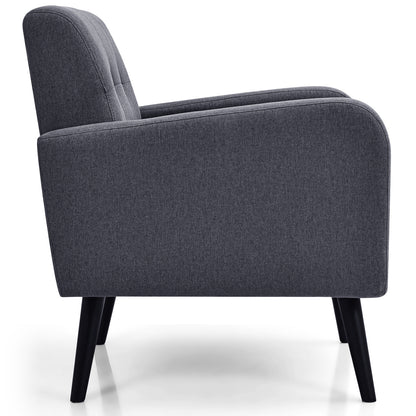 Modern Upholstered Accent Chair, Gray Accent Chairs at Gallery Canada