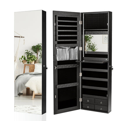 Multipurpose Storage Cabinet, 4 Drawers, Black Jewelry Armoires at Gallery Canada