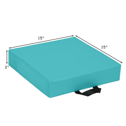 6 Piece 15 Inch Square Toddler Floor Cushions, Flexible Soft Foam Seating, Blue Kids Chairs & Seating at Gallery Canada