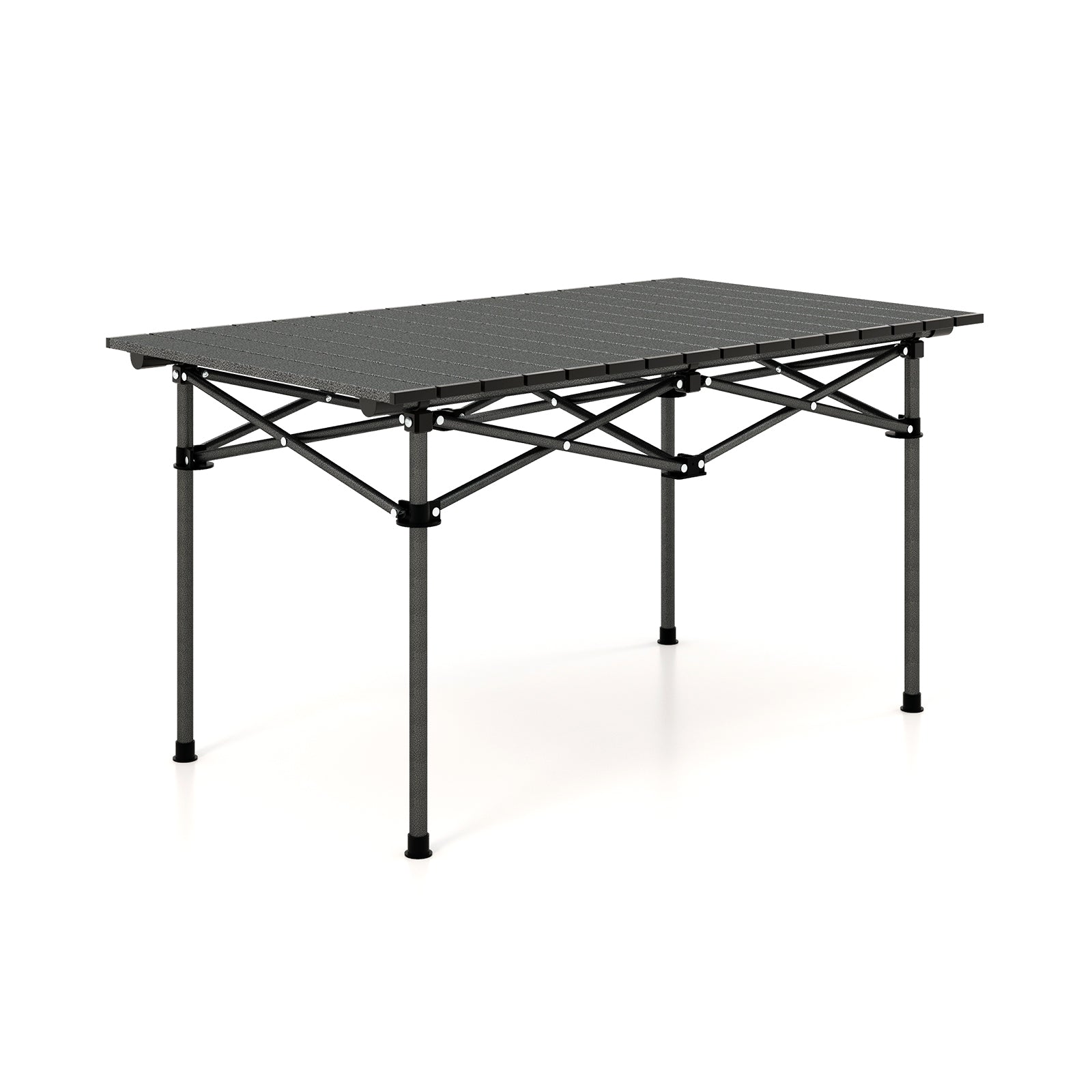 Aluminum Camping Table For 4-6 People, Black Camping Furniture Black at Gallery Canada