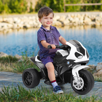 6V Kids 3 Wheel Electric Motorcycle, Black Powered Ride On Toys at Gallery Canada