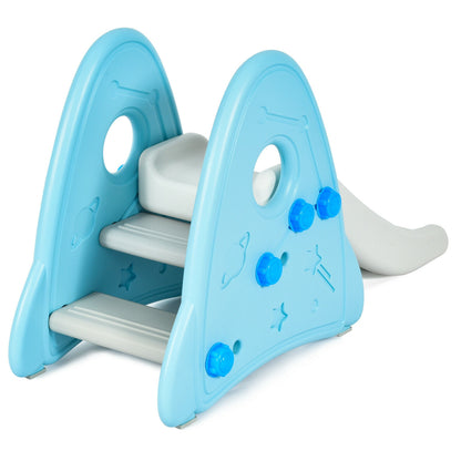 Freestanding Baby Slide, Indoor Play Climber Set, Blue Climbers & Slides at Gallery Canada