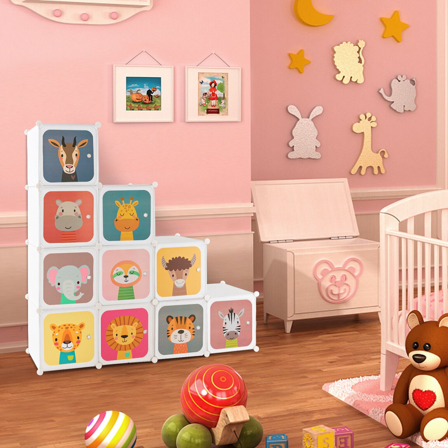 12 Cube Kids Wardrobe Closet, White Kids Storage at Gallery Canada