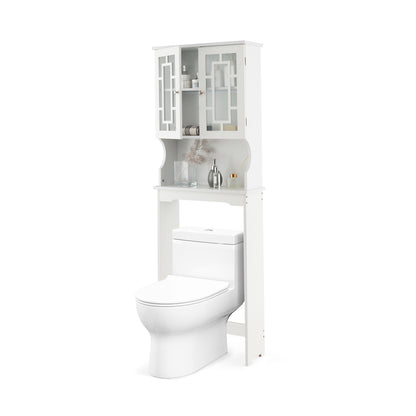 Bathroom Spacesaver Over the Toilet Door Storage Cabinet, White Bathroom Etagere at Gallery Canada