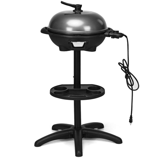 1350 W Electric BBQ Grill, Removable Stand, Easy Install, Black Outdoor Grills Black at Gallery Canada