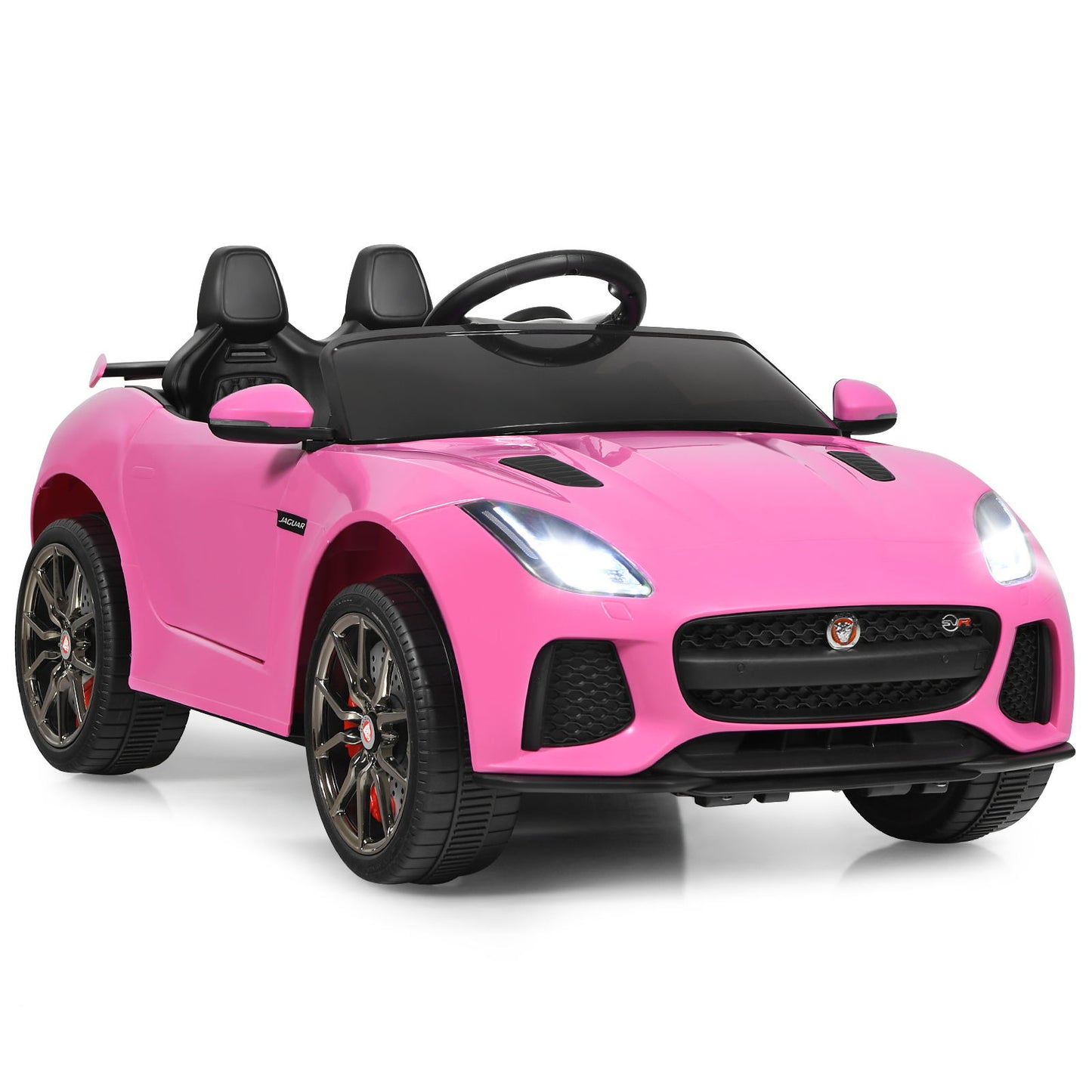 12V Jaguar F-Type SVR Kids Ride On Car, Pink Powered Ride On Toys at Gallery Canada