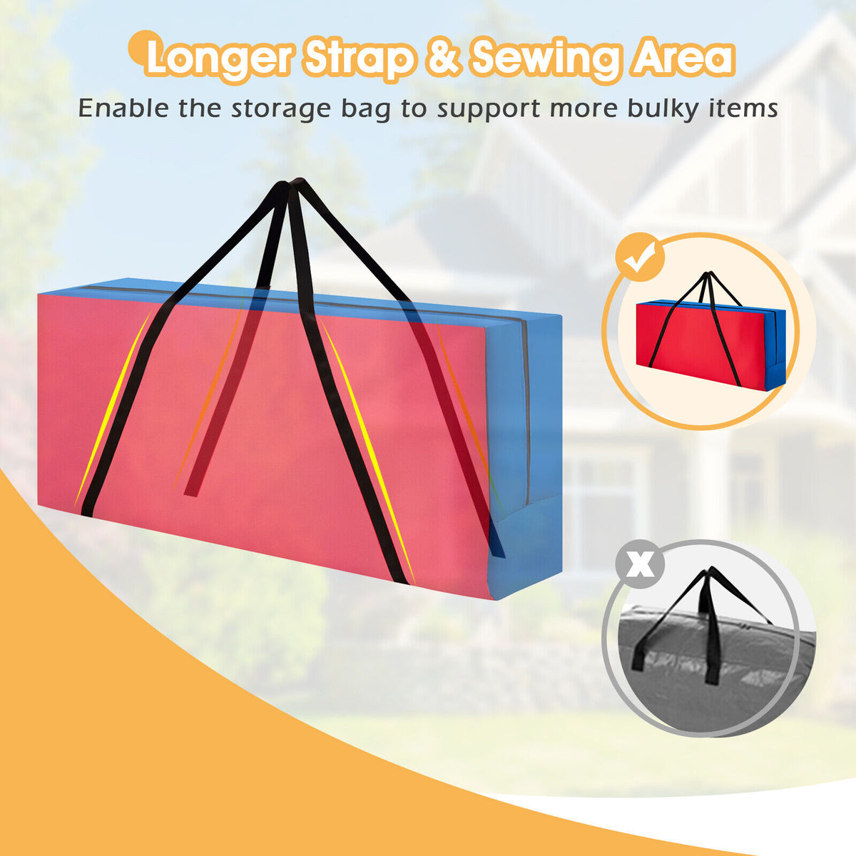 Carrying Bag For 4-To-Score Giant Game Set, Durable Zipper, Red Lawn Games at Gallery Canada