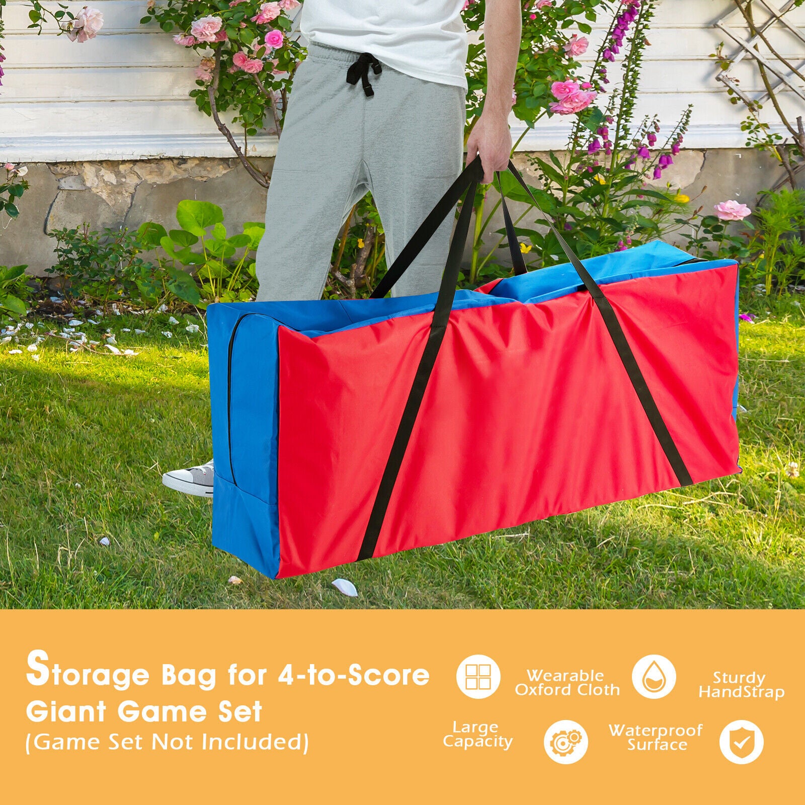 Carrying Bag For 4-To-Score Giant Game Set, Durable Zipper, Red Lawn Games at Gallery Canada