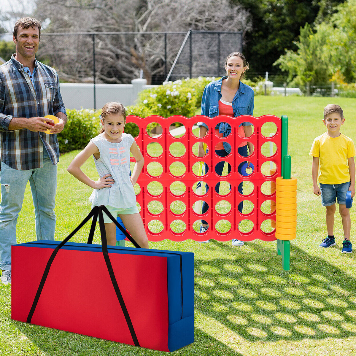 Carrying Bag For 4-To-Score Giant Game Set, Durable Zipper, Red Lawn Games at Gallery Canada