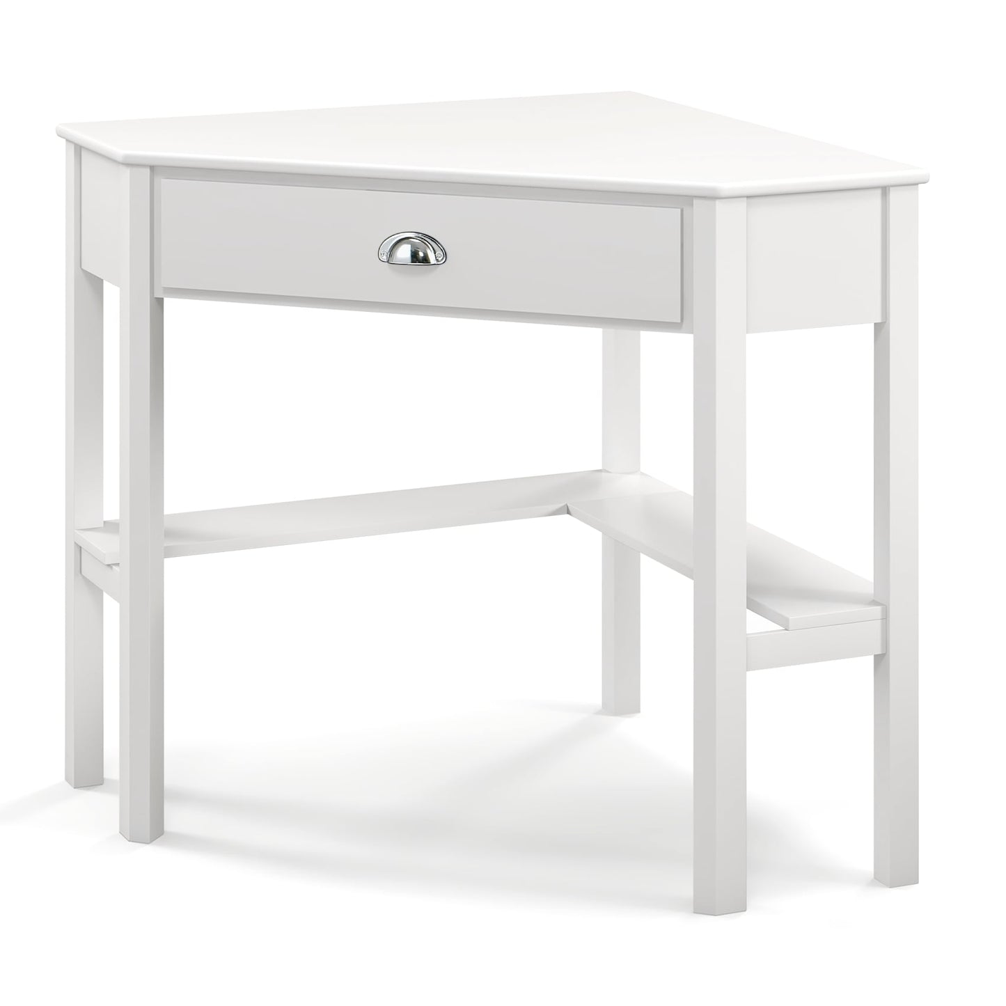 Corner Wooden Laptop Desk, White Corner Desks at Gallery Canada