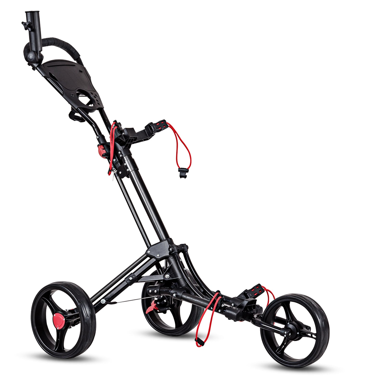 Foldable 3 Wheel Golf Pull Cart, Black Golf at Gallery Canada