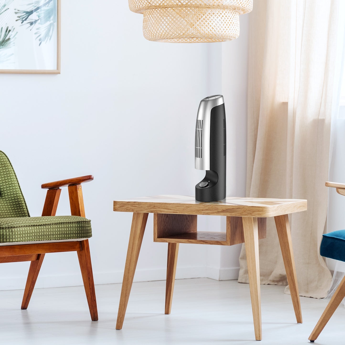 2 Pieces Mini Ionic Whisper Home Air Purifier for Dust and Smoke, Gray Air Purifiers at Gallery Canada