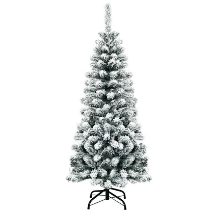 4.5 Feet Artificial Pencil Christmas Tree, 242 Branch, Green Christmas Tree at Gallery Canada