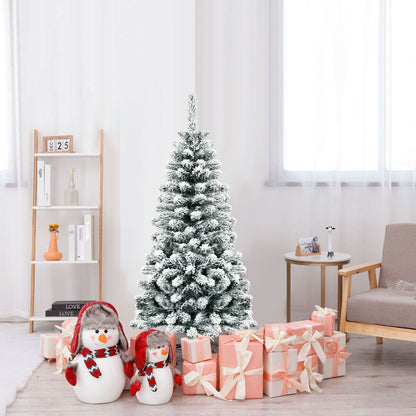 4.5 Feet Artificial Pencil Christmas Tree, 242 Branch, Green Christmas Tree at Gallery Canada