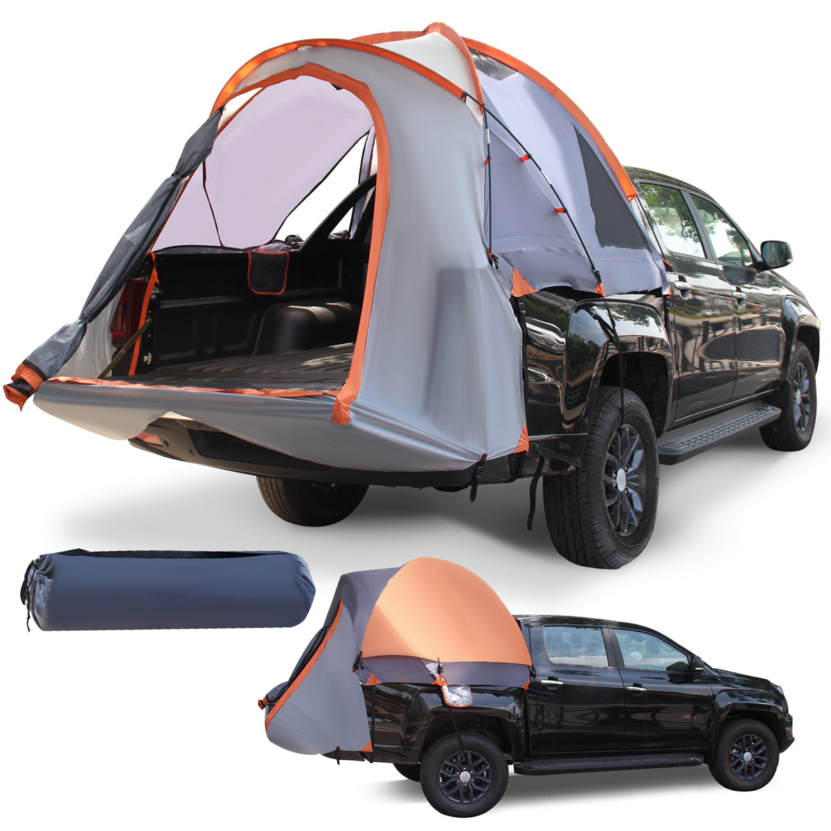 2 Person Portable Pickup Tent, S, Orange Tents at Gallery Canada