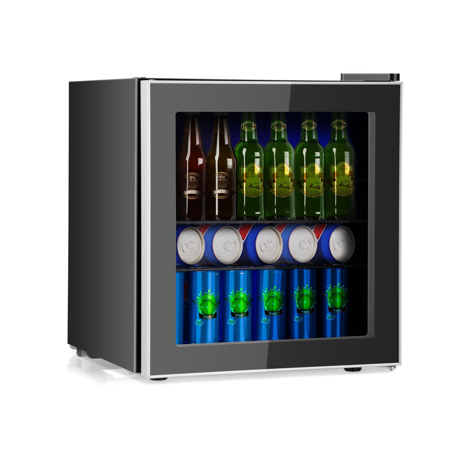 60 Can Mini Beverage Refrigerator, Glass Door Wine & Beverage Coolers at Gallery Canada