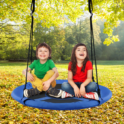 40 Inch Kids Hanging Chair, Detachable Swing Tent Set, Blue Swing & Playsets at Gallery Canada