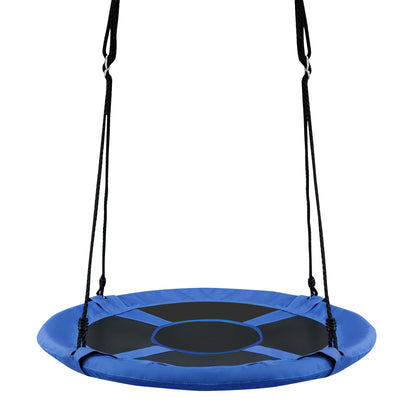 40 Inch Kids Hanging Chair, Detachable Swing Tent Set, Blue Swing & Playsets at Gallery Canada
