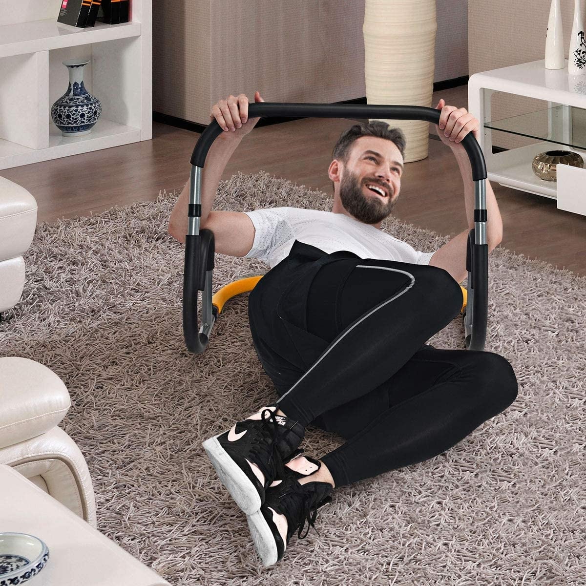 Portable Ab Fitness Crunch Machine, Black Benches Racks & Bars at Gallery Canada
