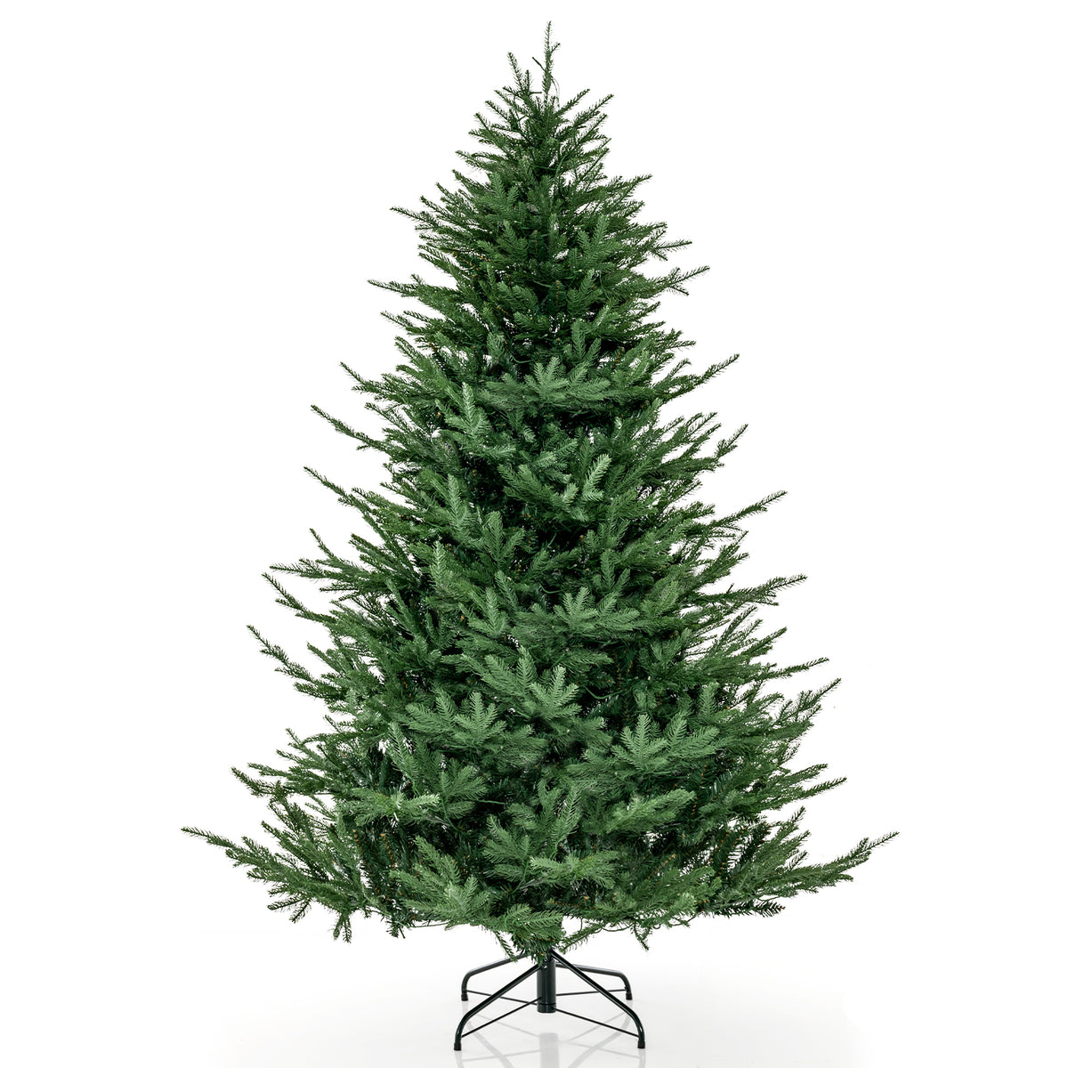 Pre-Lit Christmas Tree, 280 Warm White LED Lights, 8 Modes, 7 ft, Green Christmas Tree Green at Gallery Canada