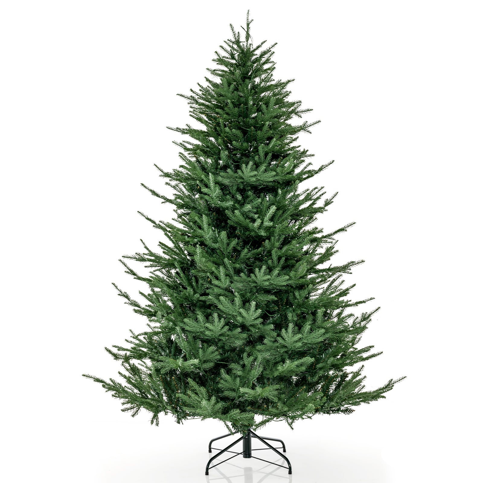 Pre-Lit Christmas Tree, 280 Warm White LED Lights, 8 Modes, 7 ft, Green Christmas Tree at Gallery Canada