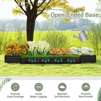 Large Outdoor Metal Planter Box, Vegetable Fruit Herb Flower Raised Garden Beds at Gallery Canada