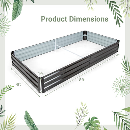 Large Outdoor Metal Planter Box, Vegetable Fruit Herb Flower Raised Garden Beds at Gallery Canada