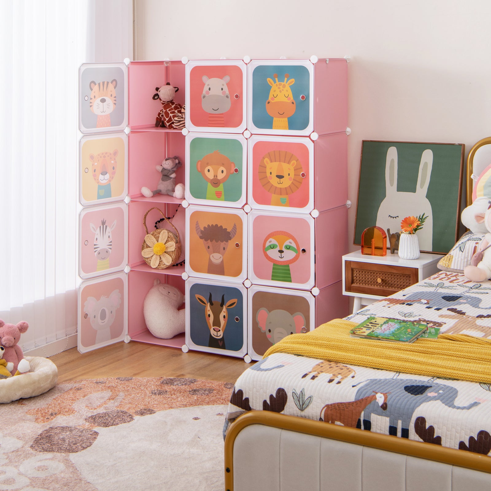 12 Cube Kids Wardrobe Closet, Pink Kids Storage at Gallery Canada