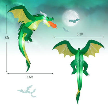 5 Feet Hanging Halloween Inflatable Dragon Halloween at Gallery Canada