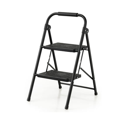 2-Step Ladder, Wide Anti-Slip Pedal, Black Ladders at Gallery Canada