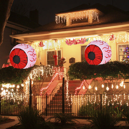 2 Pack 3 Feet Halloween Inflatable Eyeballs, Red Halloween at Gallery Canada