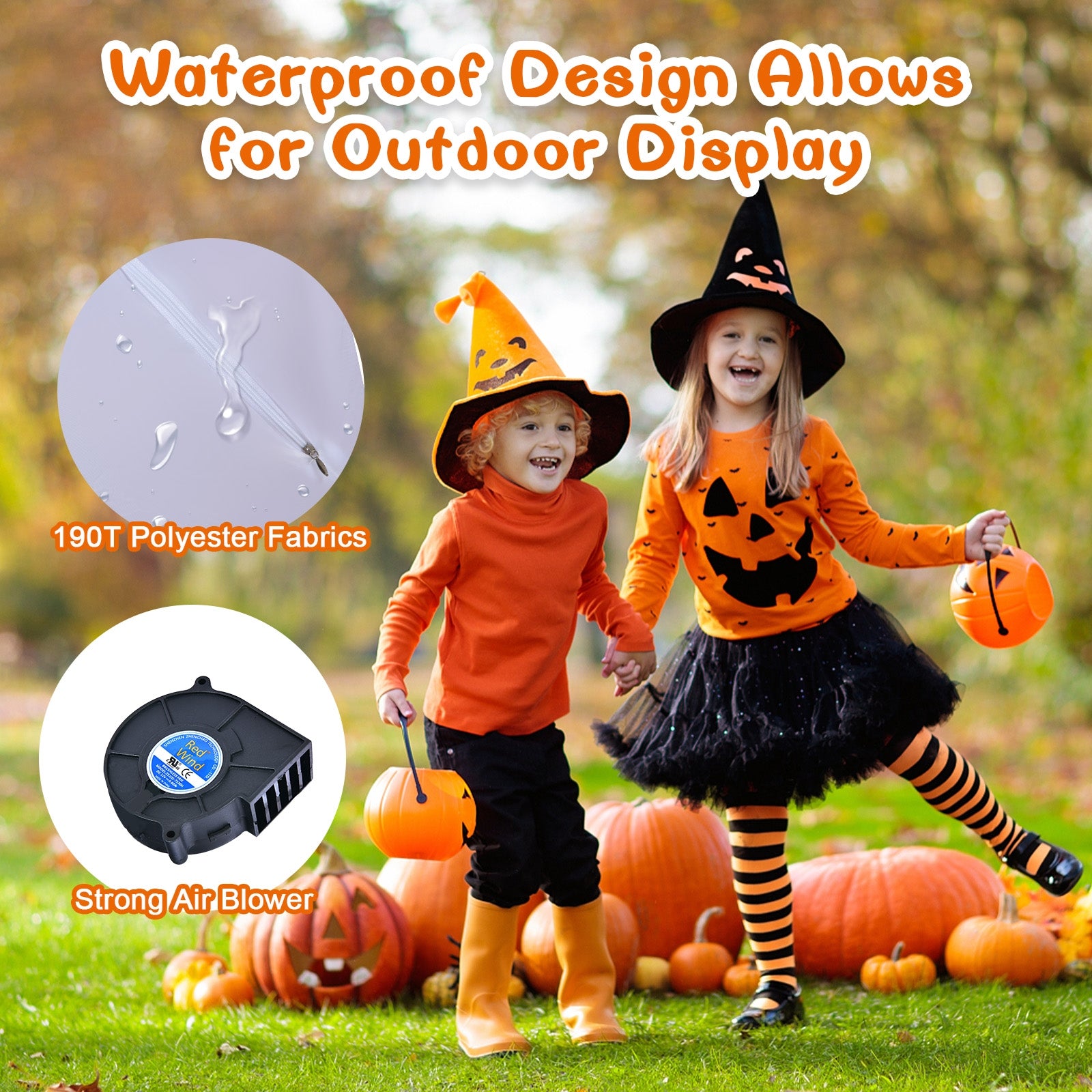 2 Pack 3 Feet Halloween Inflatable Eyeballs, Red Halloween at Gallery Canada