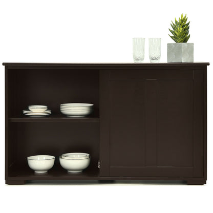 Kitchen Storage Cabinet, Wood Sliding Door, Brown Sideboards Cabinets & Buffets at Gallery Canada