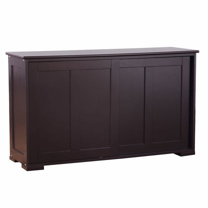 Kitchen Storage Cabinet, Wood Sliding Door, Brown Sideboards Cabinets & Buffets at Gallery Canada