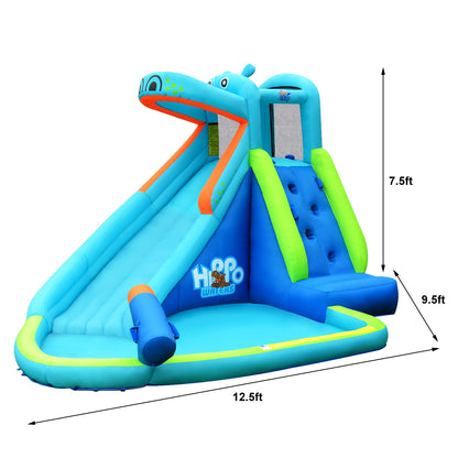 Inflatable Water Slide Bounce House, 740W Blower, Blue Bounce House at Gallery Canada