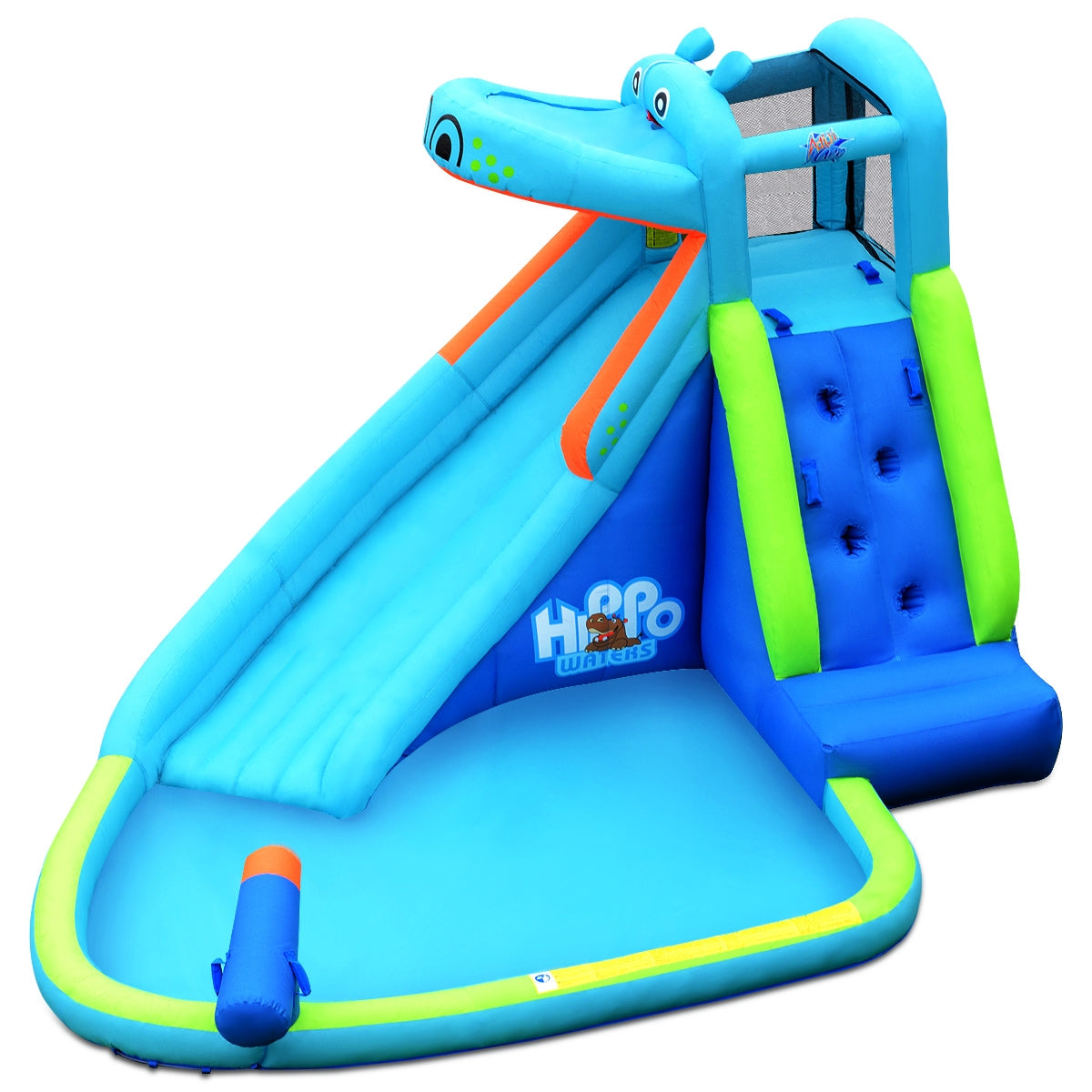 Inflatable Water Slide Bounce House, 740W Blower, Blue Bounce House at Gallery Canada