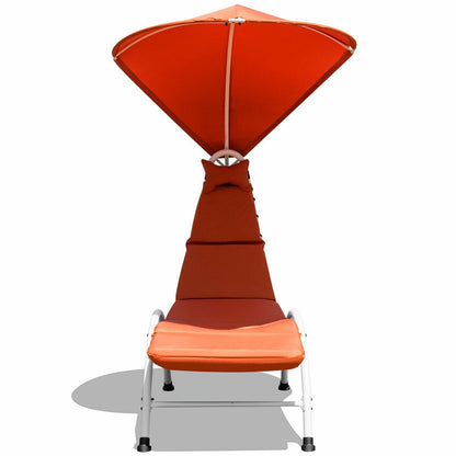Patio Hanging Swing Hammock Chaise Lounger Chair, Orange Outdoor Chaise Lounges at Gallery Canada