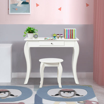 Kids Princess Makeup Dressing Play Table Set, White Makeup Vanities at Gallery Canada