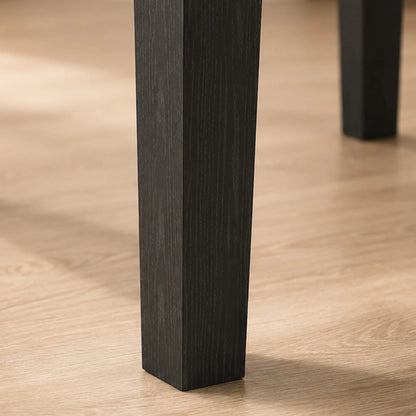 Table à manger carrée pour 4, 31,5" effet bois, cuisine