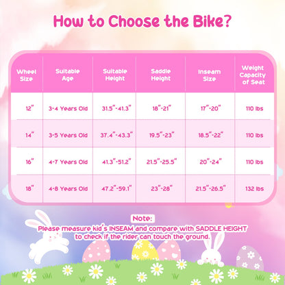 16-Inch Girls Bike, Front Bag & Streamers, Pink Kids Bike at Gallery Canada