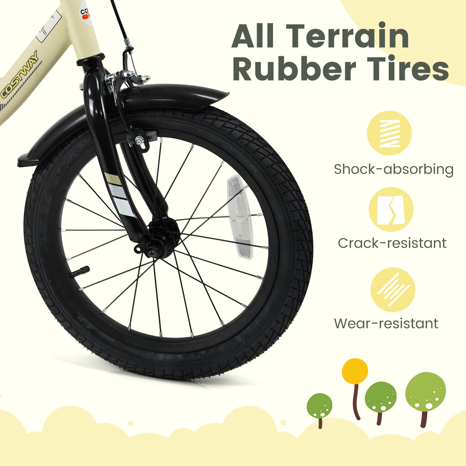 16 Inches Kids Bike With Removable Training Wheels Kids Bike at Gallery Canada