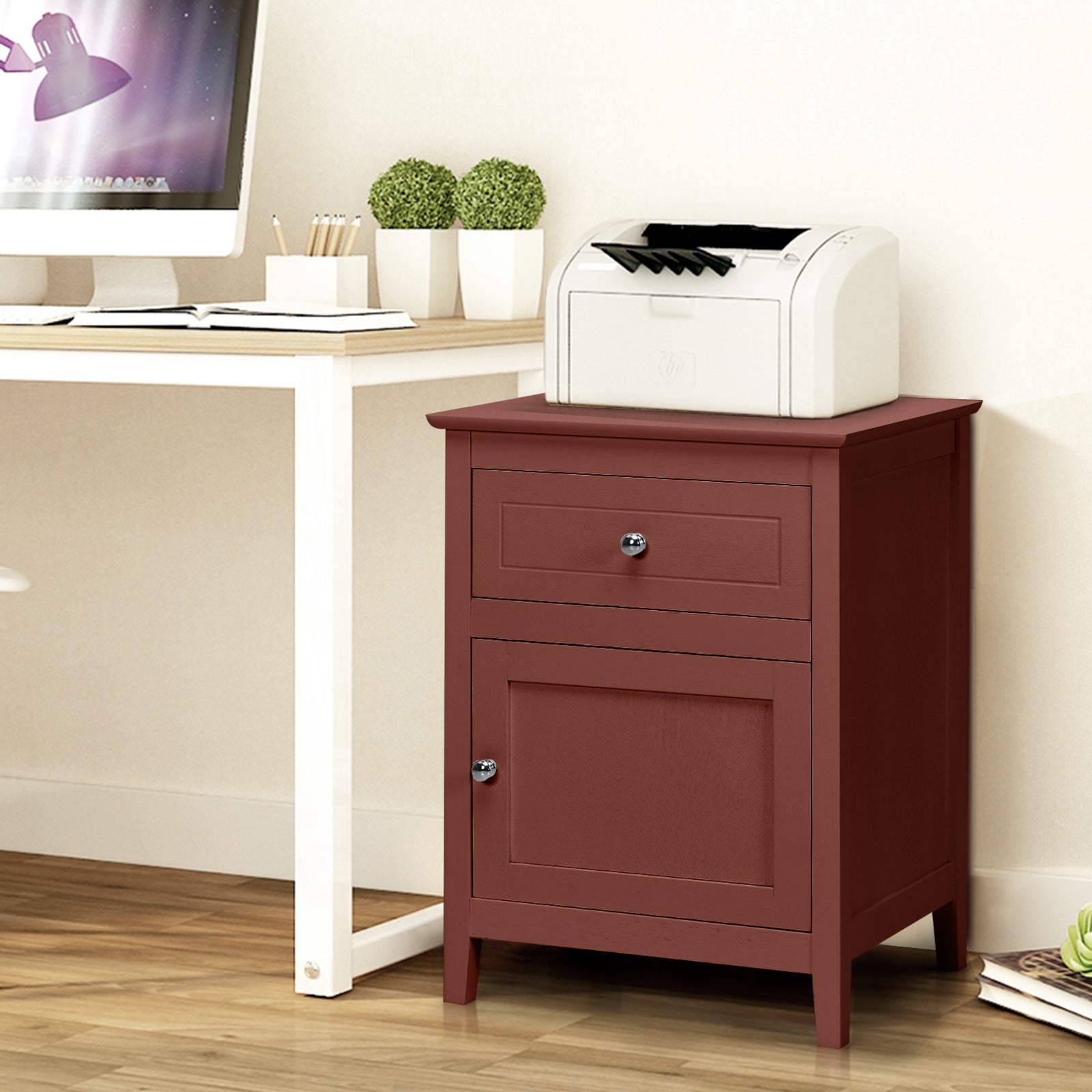 2-Tier Accent Table, Walnut Nightstands at Gallery Canada