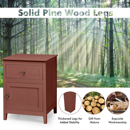 2-Tier Accent Table, Walnut Nightstands at Gallery Canada