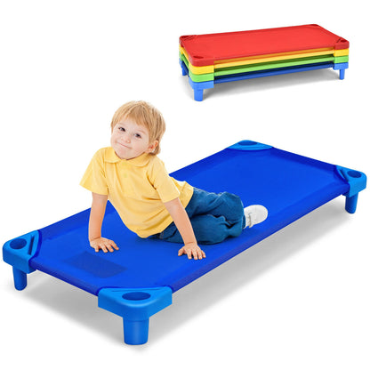 Kids Stackable Naptime Cot, Pack of 4, Multicolor Toddler Beds at Gallery Canada