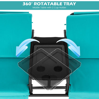 Porch Swing Chair, Adjustable Canopy, Turquoise Porch Swings at Gallery Canada